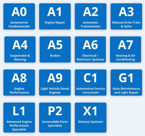 ASE Content Areas