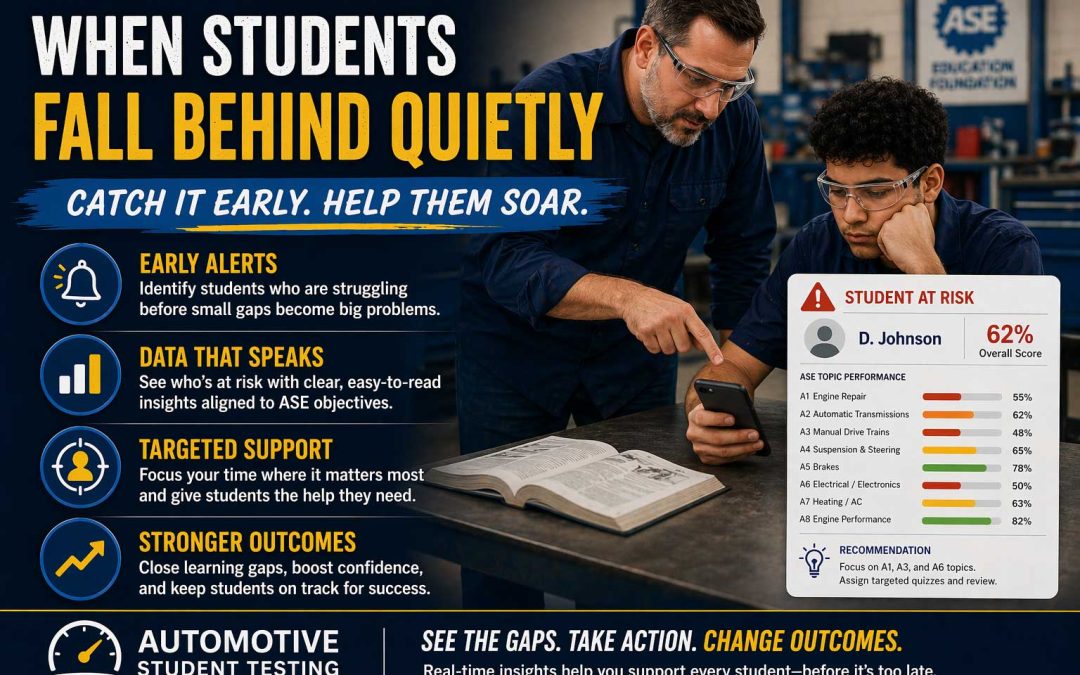 AST keeps quiet auto students from falling behind